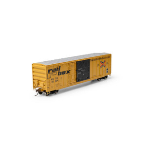 Athearn # ATH-2123  HO 50' FMC 5277 Combo Door Box Car, ABOX 'Early' #50404