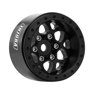 INJORA # YQW-1013BK  (4Rims) 1.0" Aluminum -4.7mm Offset Wheels for Micro Crawlers