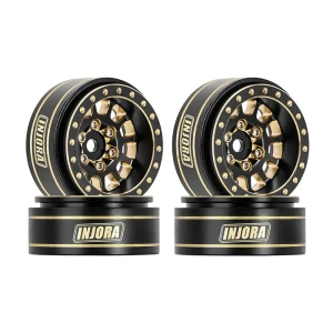 INJORA # YQW-1101BGD 1.0 Plus Brass -3.75mm Offset Wheels for Micro Crawlers