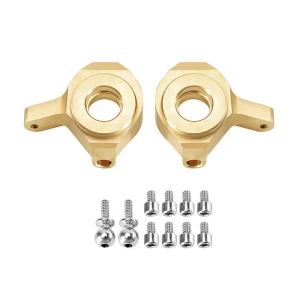 INJORA # SCX24-08 2PCS 8g/pcs Brass Front Steering Knuckles, RC Counter Weights for Axial SCX24