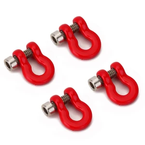 INJORA # SCX24-57RD  D Rings Tow Hooks with M2 Screws for SCX24 Bumpers
