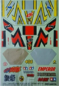 Tamiya # 15035 Mini 4WD  Sticker Dash-1 Empror*