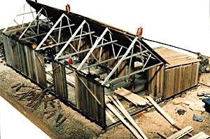 JV Models #2021 HO Lucas Sawmill Kitset