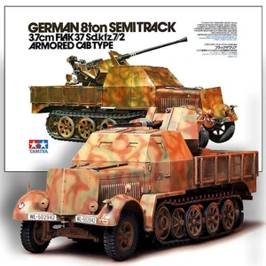Tamiya #35144 1/35 8t. Semi-Track SD.KFZ. 7/2-Armoured Cab Type
