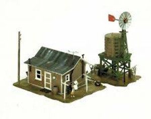 Life-Like #433-1338 HO Western Homestead Kitset
