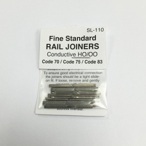 Peco Streamline #SL-110 Fine Standard Rail Joiners Conductive HO/OO Code 70/75/83 Peco Streamline #SL-110 Fine Standard Rail Joiners Conductive HO/OO Code 70/75/83