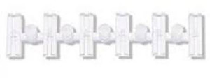 Atlas #ATL2538 Code80 Plastic Insulating Rail Joiners Atlas #ATL2538 Code80 Plastic Insulating Rail Joiners