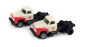 Classic Mini Metals #MWI51190 N Scale 1954 Ford F-350 Semi-Trailer Santa Fe Classic Mini Metals #MWI51190 N Scale 1954 Ford F-350 Semi-Trailer Santa Fe