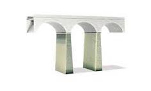 Ratio #254 N Scale Stone Piers Ratio #254 N Scale Stone Piers