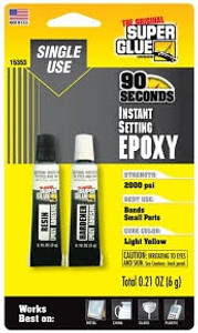 Super Glue #15353 90 Second Epoxy Glue Super Glue #15353 90 Second Epoxy Glue