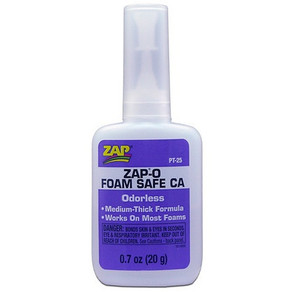Zap #PT-25 Foam Safe CA Glue Zap #PT-25 Foam Safe CA Glue