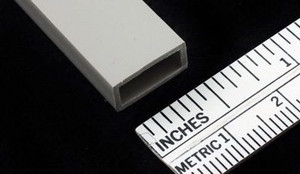 Evergreen #259 .250 x .375" (6.3 x 9.5mm) Rectangle Tube 2 Pieces