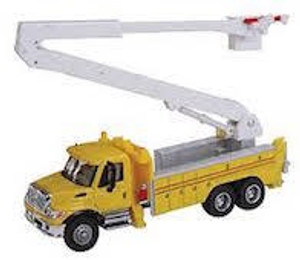 Walthers SceneMaster #949-11752 1/87 International 7600 Utility Truck with Bucket Lift