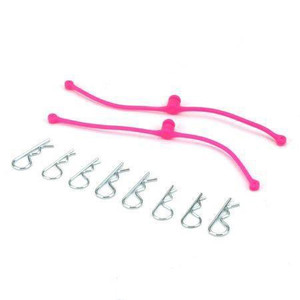 Du-Bro #2251 Body-Clip Retainer (Pink)