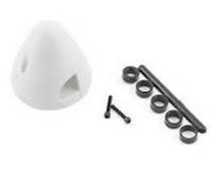 Du-Bro #284 2-1/2" Dia. Spinner White Du-Bro #284 2-1/2" Dia. Spinner White