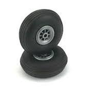 Du-Bro #200T Low Bounce Threaded Wheels 2'' Dia. (51mm)