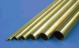 K&S #8128 Round Brass Tube 5/32 x .014 (3.97x305mm) 1Pc K&S #8128 Round Brass Tube 5/32 x .014 (3.97x305mm) 1Pc