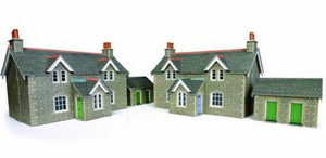 Metcalfe #PO255 OO/HO Workers Cottages Metcalfe #PO255 OO/HO Workers Cottages