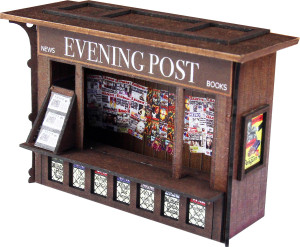 Metcalfe #PO517 OO/HO Platform Kiosk Kit Metcalfe #PO517 OO/HO Platform Kiosk Kit