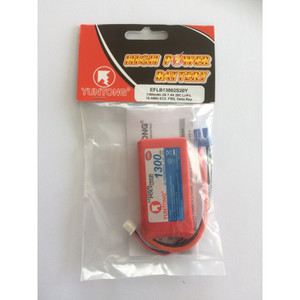 Yuntong #EFLB13002S20Y 1300mAh, 2S 7.4v 20C EC2-Super Cub