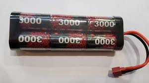 Enrichpower #ENF3000SCD  7.2V 3000mAh NIMH-Deans Plug