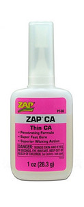 Zap #PT-08 Thin Glue CA 28.3g Zap #PT-08 Thin Glue CA 28.3g