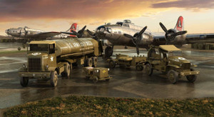 Airfix #A06304 1/72 WW2 USAAF Bomber Re-Supply Set Airfix #A06304 1/72 WW2 USAAF Bomber Re-Supply Set
