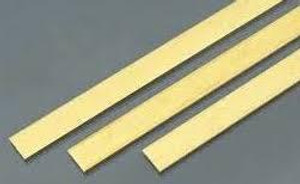 K&S #8238 Brass Strip .025 x 1 x 12" (.64 x 19.05mm) 1pc