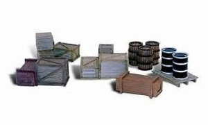 Scenics Accents #A1855 Assorted Crates 18 pces