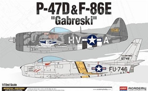 Academy #12530 1/72 P-47D & F-86E Gabreski Academy #12530 1/72 P-47D & F-86E Gabreski