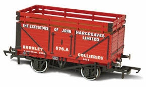 Oxford Rail #OR76CK7003 7Plank Mineral Wagon-Coke Rails Oxford Rail #OR76CK7003 7Plank Mineral Wagon-Coke Rails