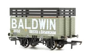 Oxford Rail #76CK7005 7 Plank Mineral Wagon/Coke Rails-Baldwin 2032 Oxford Rail #76CK7005 7 Plank Mineral Wagon/Coke Rails-Baldwin 2032