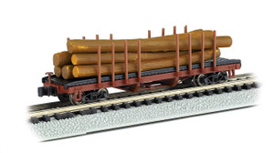 Bachmann #18352 N Scale ACF Log Car 1935-1960 Version Bachmann #18352 N Scale ACF Log Car 1935-1960 Version