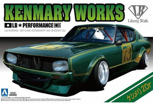 Aoshima #5921 1/24 Nissan. Skyline Ken&Mary 2Dr