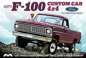 Moebius Models #1230 1/25 1966 Ford F-100 4X4 Custom Cab Moebius Models #1230 1/25 1966 Ford F-100 4X4 Custom Cab