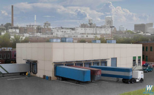 Walthers Cornerstone #933-3862 N Modern Concrete Warehouse Kitset Walthers Cornerstone #933-3862 N Modern Concrete Warehouse Kitset