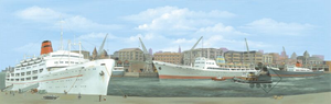 Peco #SK020 Dock, Centre Background (Large 228x737mm) Peco #SK020 Dock, Centre Background (Large 228x737mm)
