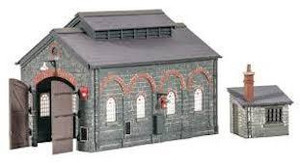 Ratio Trackside Series #522 OO Engine Shed Kitset Ratio Trackside Series #522 OO Engine Shed Kitset