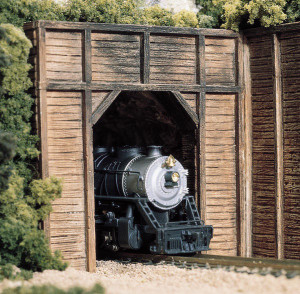 Woodland Scenics # C1254 HO Tunnel Portal Timber Portal Single Track Woodland Scenics # C1254 HO Tunnel Portal Timber Portal Single Track