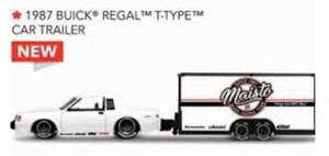 Maisto #15368B 1/64 1987 Buick Regal T-Type with Car Trailer Maisto #15368B 1/64 1987 Buick Regal T-Type with Car Trailer