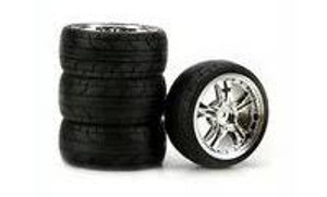 Duratrax #DTXC2811 1/10 Stinger Chrome 2mm Radial Super Sport Wheels Duratrax #DTXC2811 1/10 Stinger Chrome 2mm Radial Super Sport Wheels