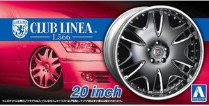 Aoshima #5385 1/24 Club Linea 20 Inch Wheels and Tyres