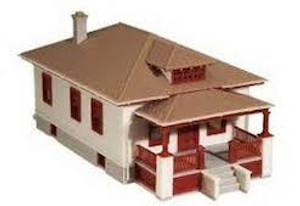 Atlas # 2846 N Scale Barb's Bungalow Home Kit Atlas # 2846 N Scale Barb's Bungalow Home Kit