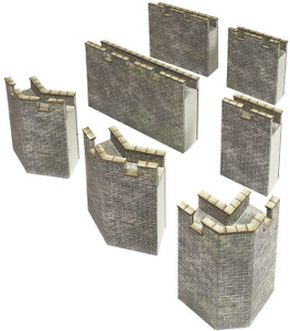 Metcalfe #PO293 HO/OO Castle Curtain Walls Metcalfe #PO293 HO/OO Castle Curtain Walls