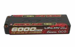 Gens-Ace #GA6000-2S130-Car-LP GENS ACE REDLINE HV RACE SERIES Gens-Ace #GA6000-2S130-Car-LP GENS ACE REDLINE HV RACE SERIES