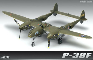 Academy #12208 1/48 P-38F Lightning Glacier Girl Academy #12208 1/48 P-38F Lightning Glacier Girl