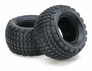 Tamiya #54954 Tires (2pcs) ST Block Rear Bubble Tyre Soft Tamiya #54954 Tires (2pcs) ST Block Rear Bubble Tyre Soft