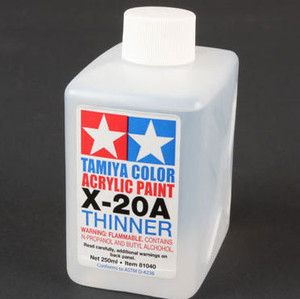 Tamiya #81040 Thinner Acrylic X-20A (250ml)