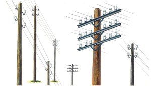 Italeri #404 1/35 Telegraph Poles Italeri #404 1/35 Telegraph Poles