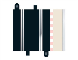 Scalextric #C8207 Half straight 175mm 2pcs Scalextric #C8207 Half straight 175mm 2pcs